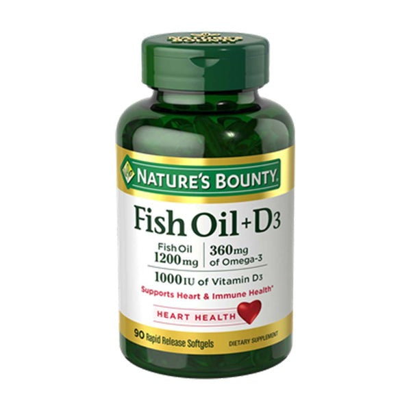 Nature's Bounty Fish Oil + D3 -