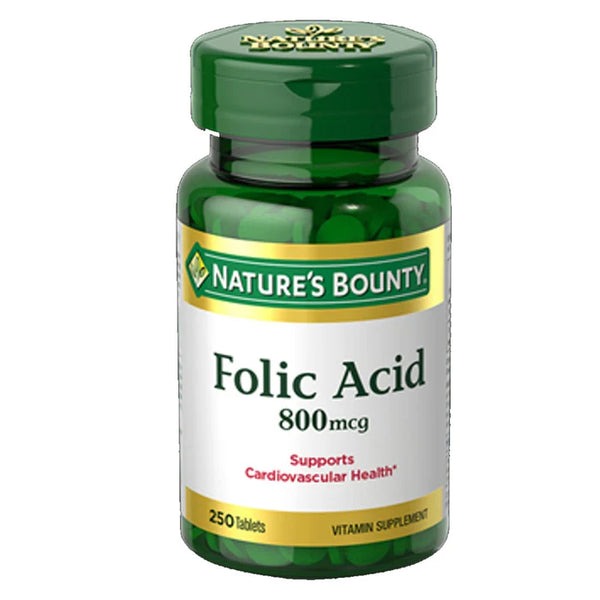 Nature's Bounty Folic Acid 800mcg