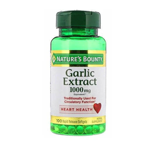 Nature's Bounty Garlic 1000mg , 100 SoftGels