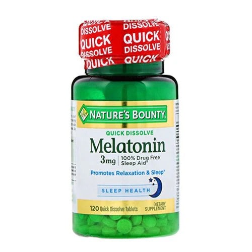 Nature's Bounty Melatonin 3 mg Quick Dissolve