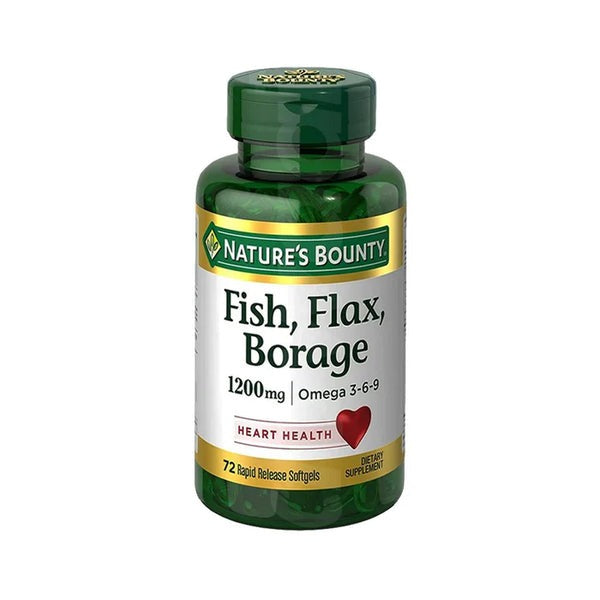 Nature's Bounty Omega 3-6-9 Fish Flax Borage 1200mg