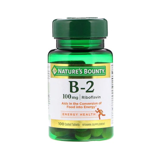 Nature's Bounty Vitamin B-2 100mg